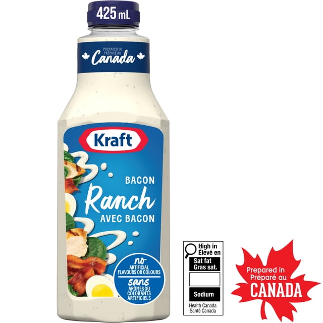 Kraft Bacon Ranch Salad Dressing, 425 g