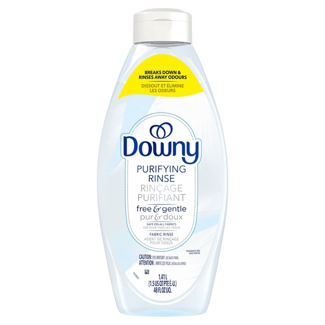 Downy Free & Gentle Purifying Rinse Scent Free Laundry Odour Remover, 1413 g