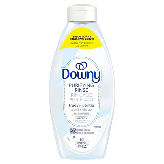 Downy Free & Gentle Purifying Rinse Scent Free Laundry Odour Remover, 1413 g
