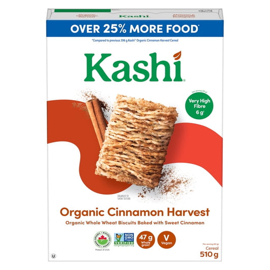 Kashi Organic Cinnamon Harvest Cereal, 510 g