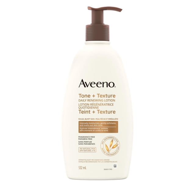 Aveeno Tone and Texture Daily Renewing Lotion, 532 g