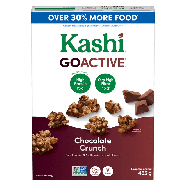 Kashi GoActive Chocolate Crunch Granola Cereal, 453 g