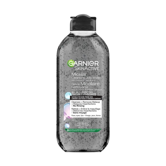Garnier Micellar Jelly Charcoal Makeup Remover, 400 g