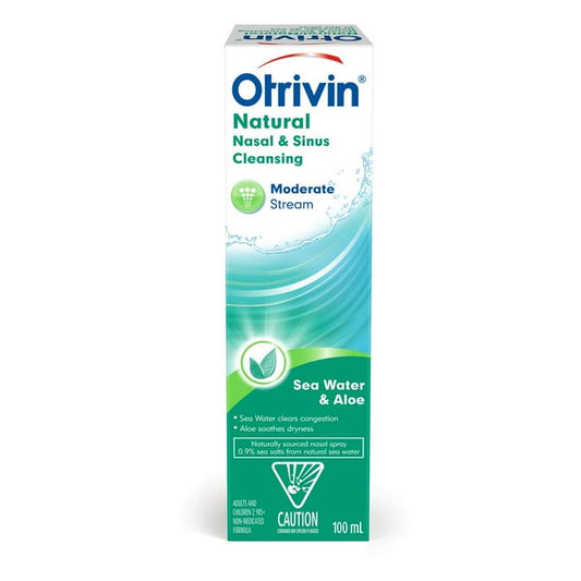 Otrivin Hydrating Nasal & Sinus Saline Cleansing Spray, 100 g