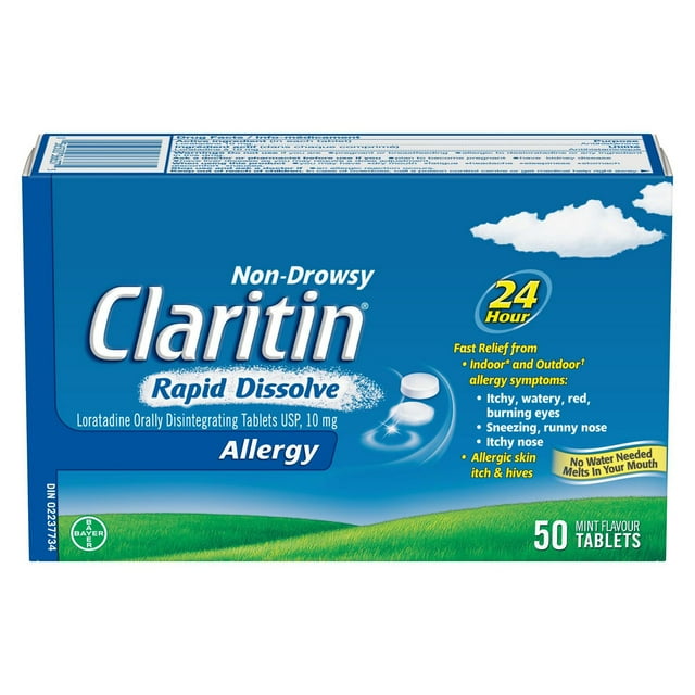 Claritin Rapid Dissolve 10mg 50ct Value Tablets, 50 g, 50 Count