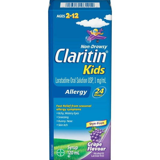 Claritin Kids 24-Hour Syrup, 120 g