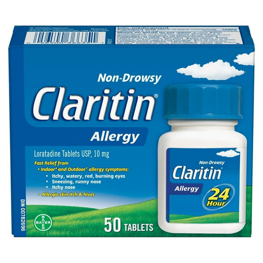 Claritin 24-Hour 10mg 50ct Tablets, 50 g, 50 Count