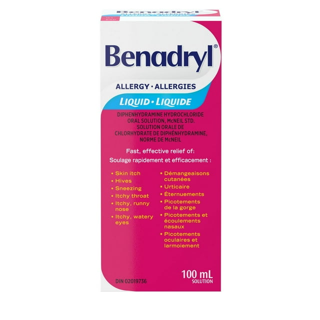 Benadryl Allergy Liquid, 100 g