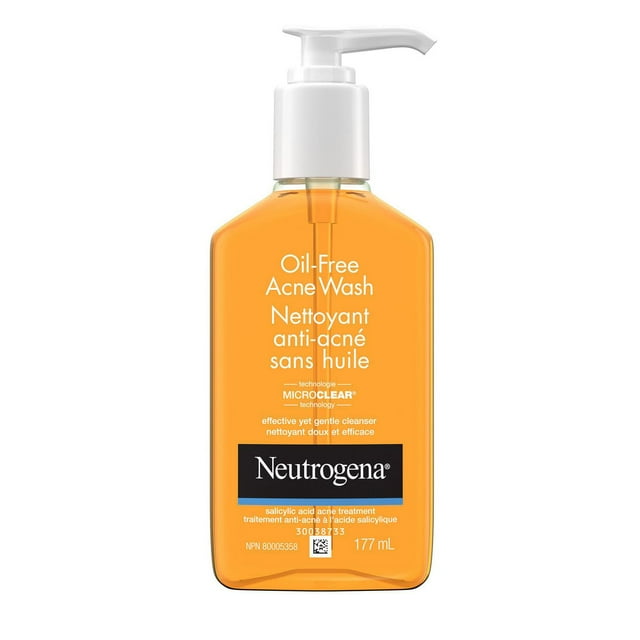 Neutrogena Oil-Free Acne Wash Salicylic Cleanser, 177 g