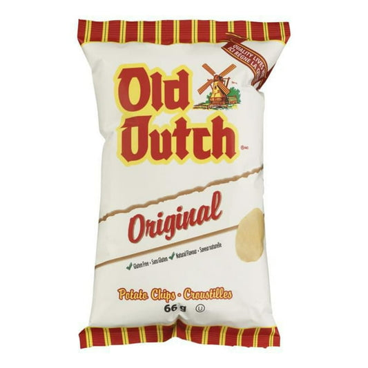 Old Dutch Original Single-Serve Potato Chips, 66 g