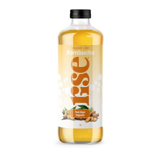RISE Fresh Ginger Kombucha, 1 L