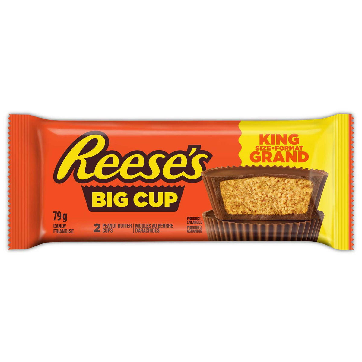 Reese's Big Cup Peanut Butter Cups King Size 79g