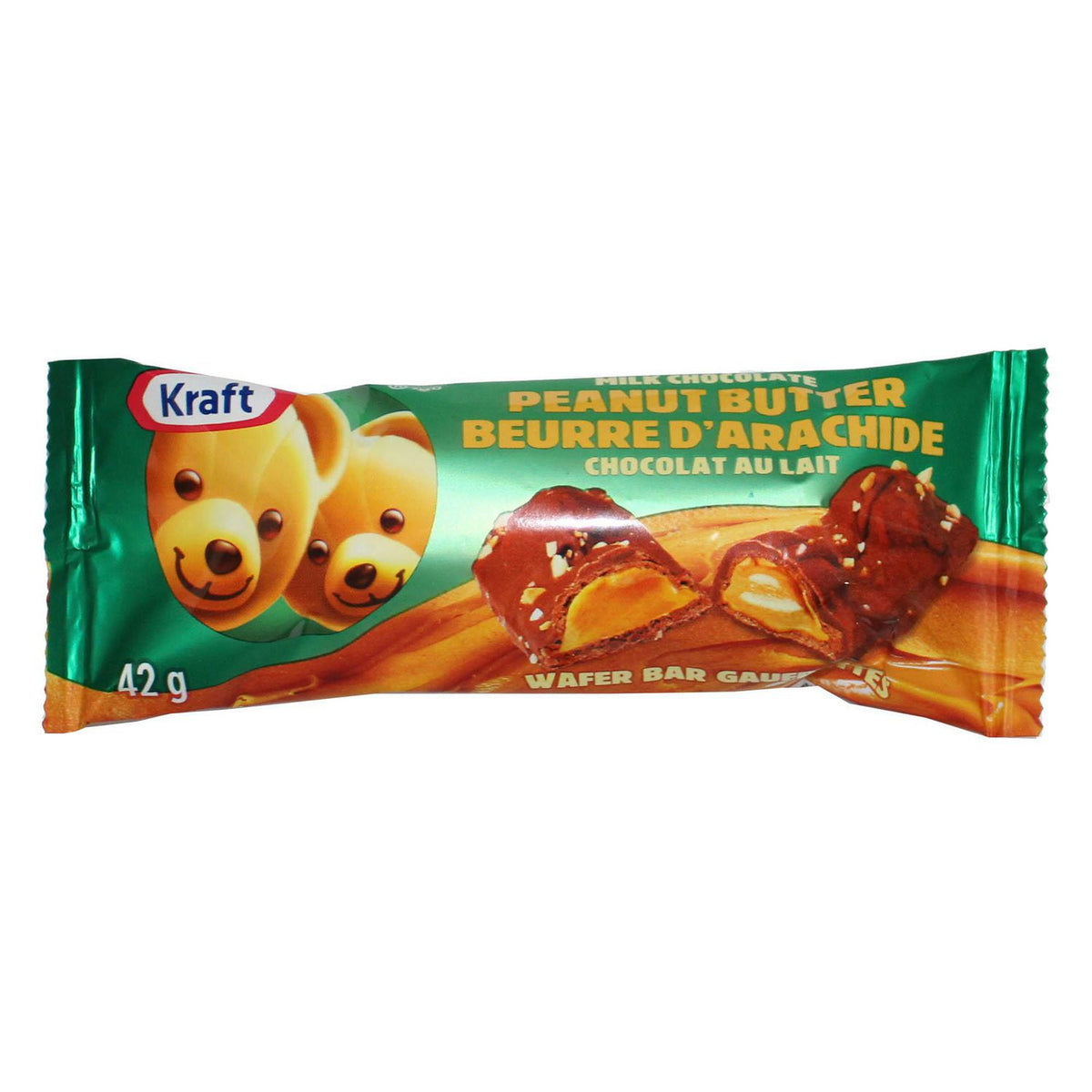 Kraft Milk Chocolate Peanut Butter Wafer Bar