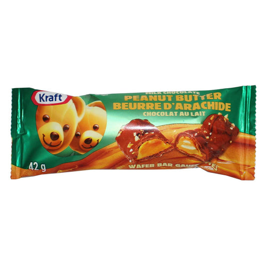 Kraft Milk Chocolate Peanut Butter Wafer Bar