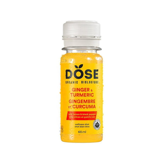 DOSE Ginger & Turmeric Wellness Shot, 60 mL