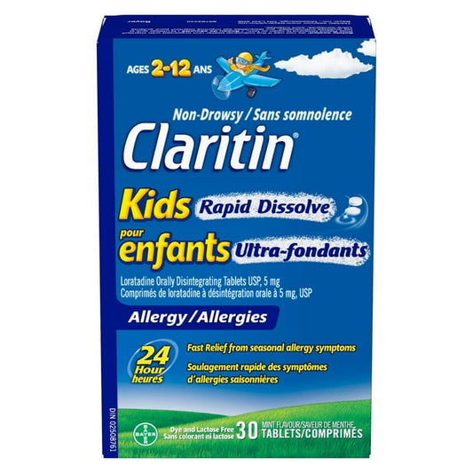Claritin Kids Rapid Dissolve 30ct Tablets, 40 g, 30 Count