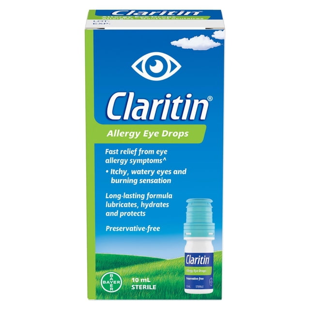 Claritin Preservative-Free Allergy Eye Drops, 10 g