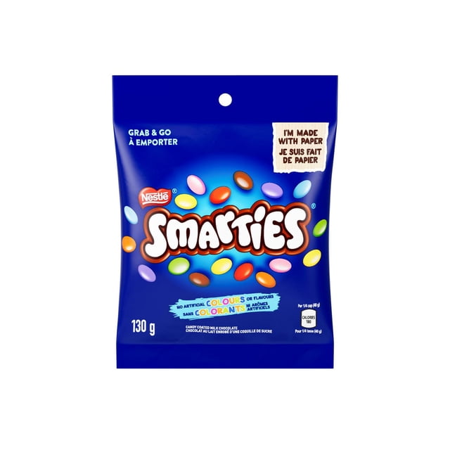 Smarties Candy Coated Milk Chocolate Pouch