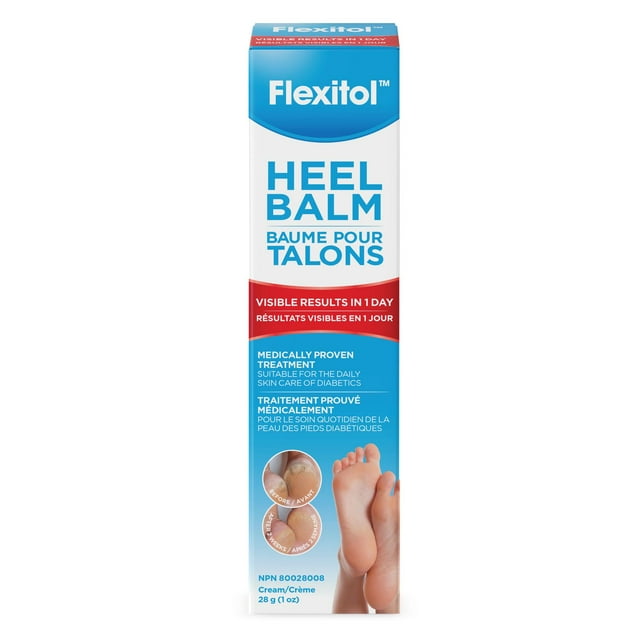 Flexitol Heel Balm Travel Size Foot Cream, 28 g
