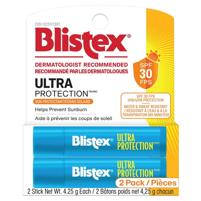 Blistex Ultra Protection Twin Pack Lip Balm, 9 g, 2 Count