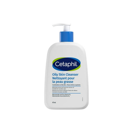 Cetaphil Oily Skin Foaming Mid Size Cleanser, 473 g
