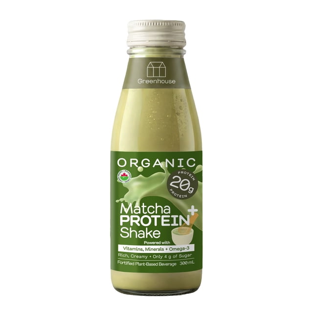 Greenhouse Juice Co. Matcha Protein+ Protein Shake, 300 mL