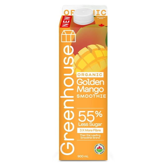 Greenhouse Juice Co. Golden Mango Organic Smoothie, 900 mL