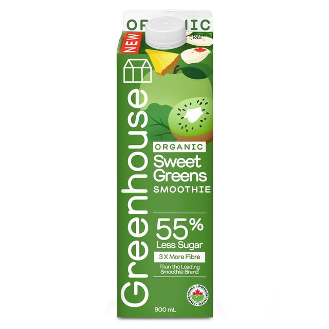 Greenhouse Juice Co. Sweet Greens Organic Smoothie, 900 mL