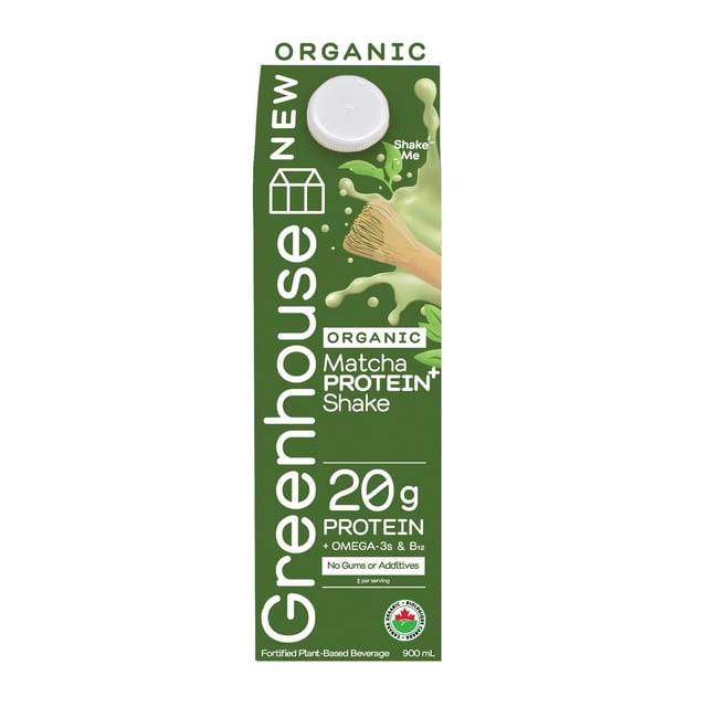 Greenhouse Juice Co. Matcha Protein+ Protein Shake, 900 mL