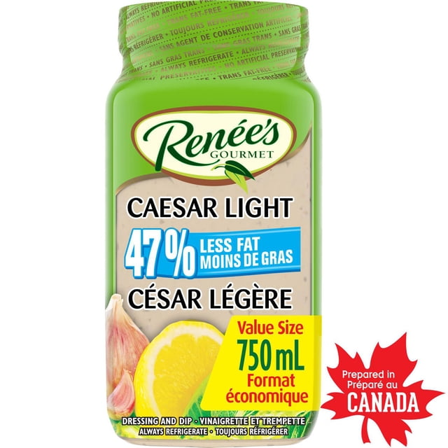 Renée's Light Caesar Value Size Dressing, 750 g