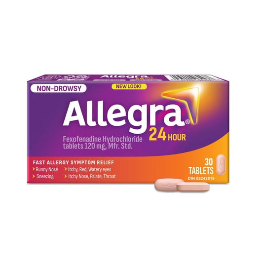 Allegra 24-Hour Non-Drowsy 30ct Tablets, 40 g, 30 Count