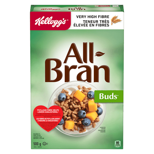 Kellogg's All-Bran Buds with Psyllium Fibre Cereal, 500 g