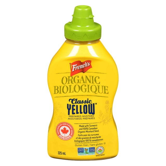 French's Organic Yellow Mustard, 325 g