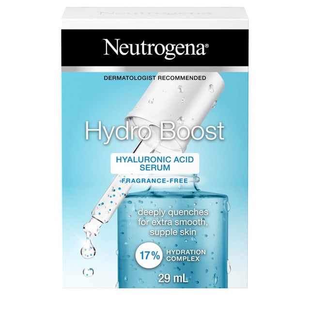Neutrogena Hydro Boost Hyaluronic Acid Face Serum, 29 g