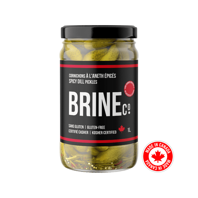 Brine Spicy Dill Pickles, 1000 g