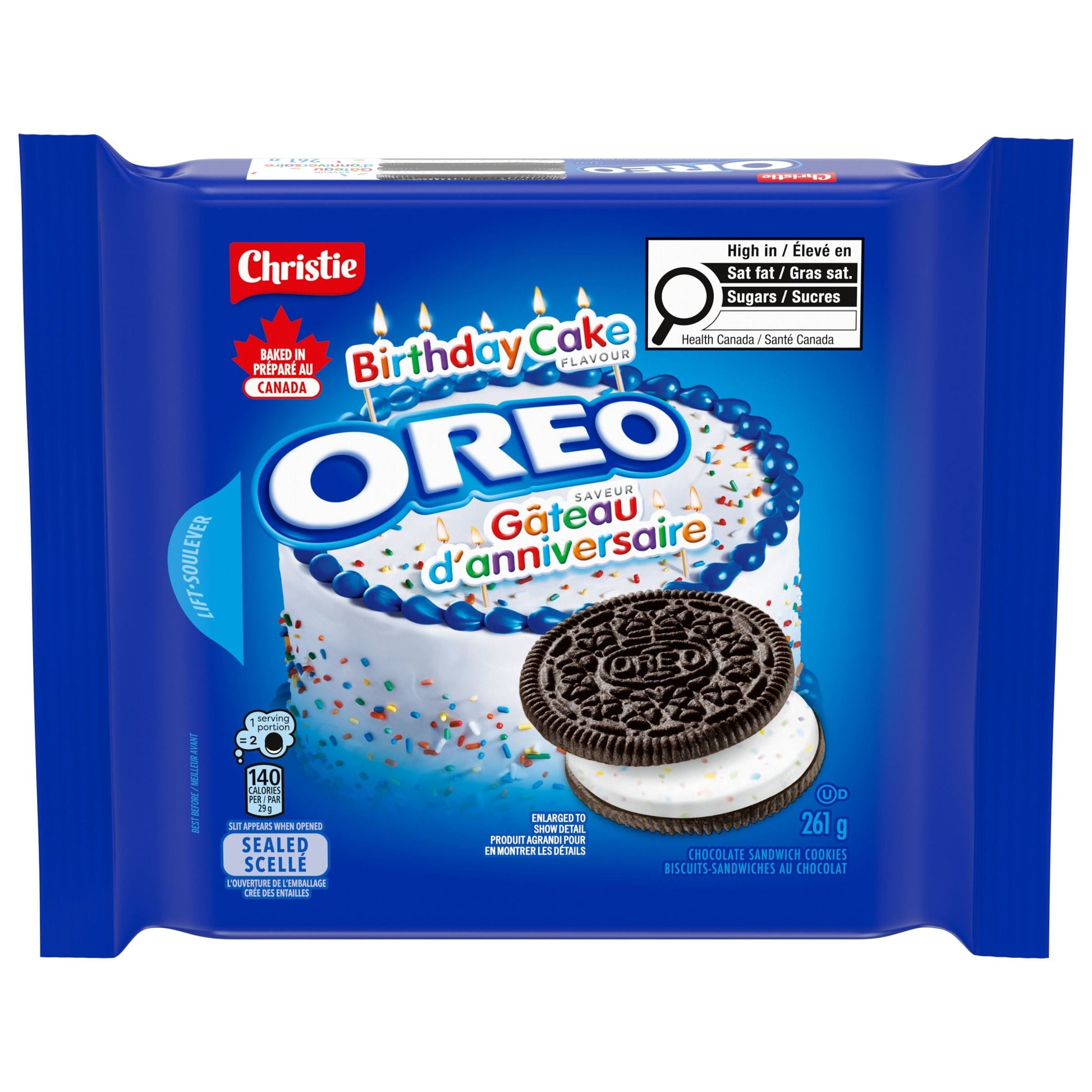 Oreo Birthday Cake Creme Cookies 261g