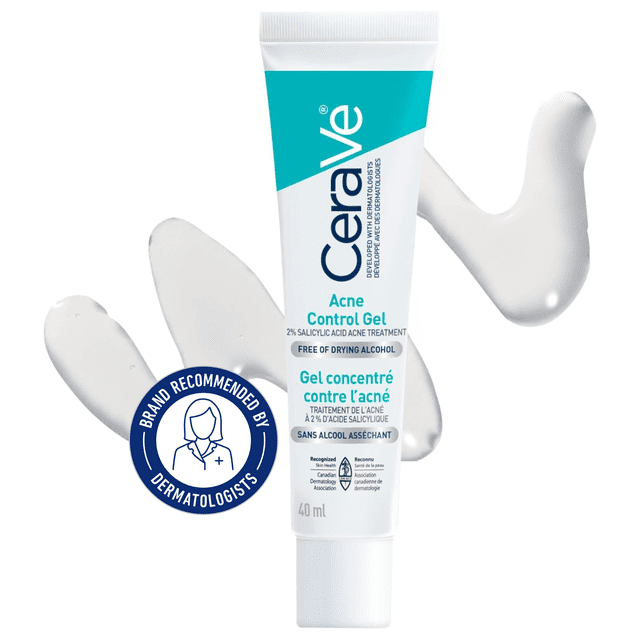 CeraVe Acne Control 2% Salicylic Acid Gel, 40 g