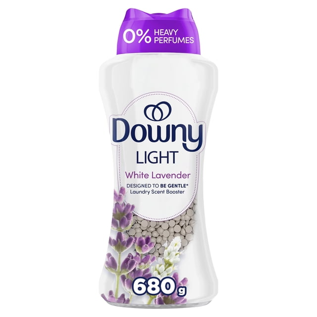 Downy Light White Lavender Scent Booster Beads, 679 g