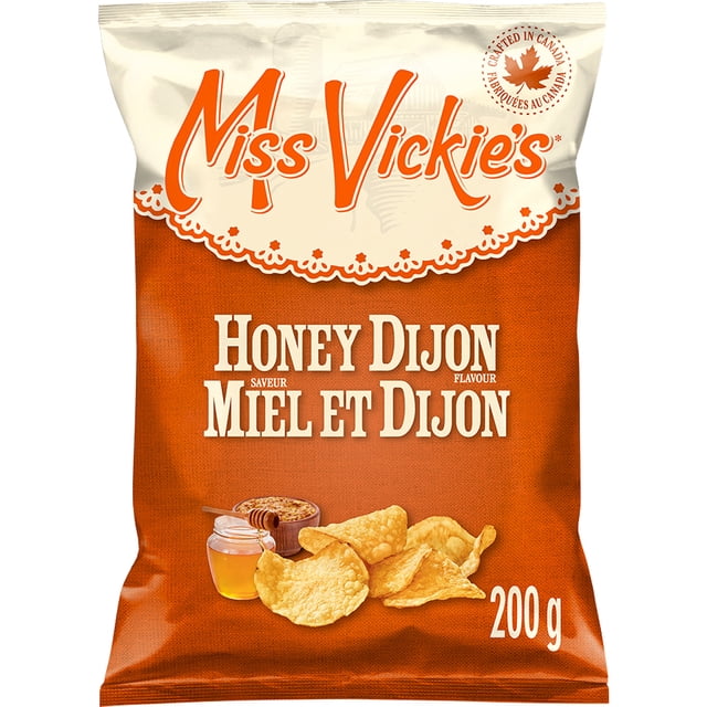 Miss Vickie's Honey Dijon Kettle Cooked Potato Chips, 200 g