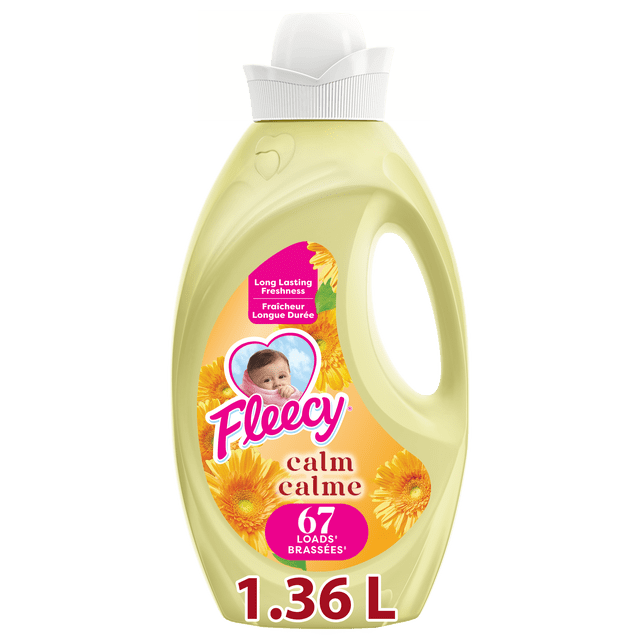 Fleecy Calm Vanilla and Honey Lotus Regular Concentrated Fabric Softener, 1360 g