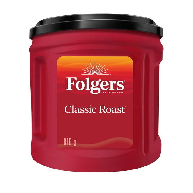 Folgers Classic Medium Roast Ground Coffee, 816 g