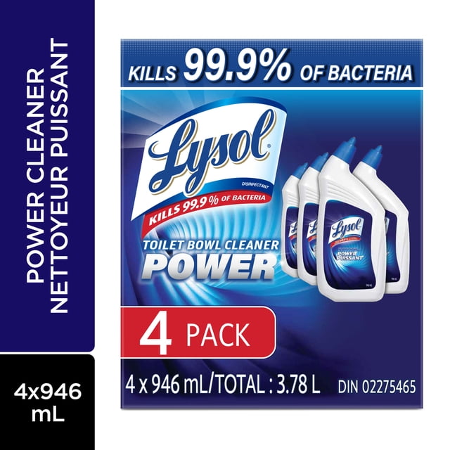 Lysol Power Family Pack Toilet Bowl Cleaner, 3784 g, 4 Count