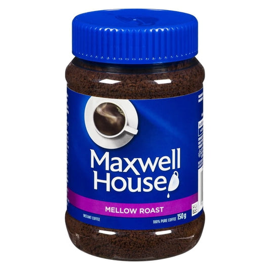 Maxwell House Mellow Roast Instant Coffee 150g Jar, 150 g