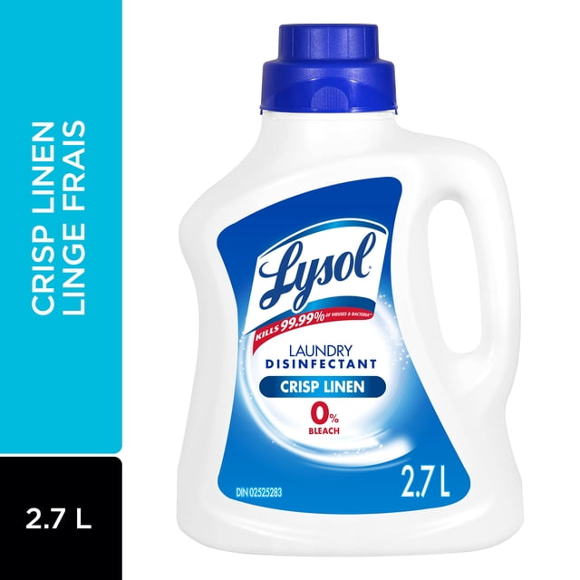Lysol Crisp Linen Laundry Disinfectant, 2700 g