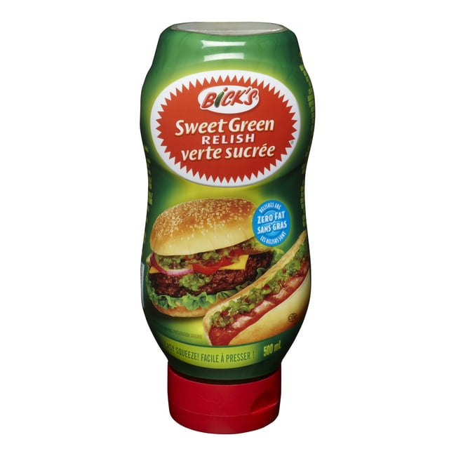 Bick's Squeeze Sweet Green Relish, 500 g