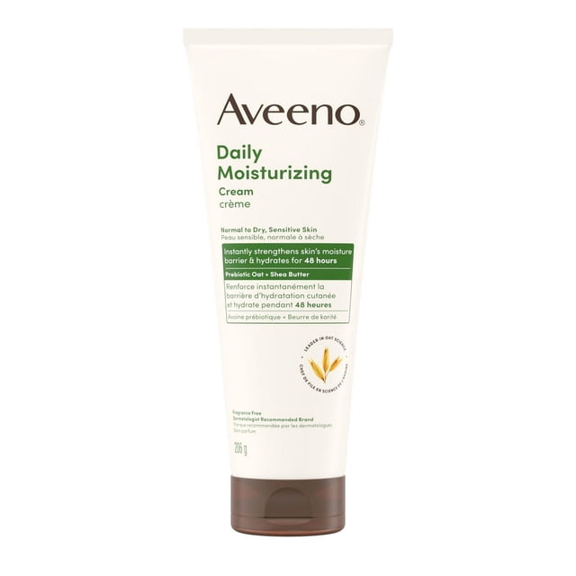 Aveeno Daily Moisturizing Prebiotic Oat & Shea Cream, 206 g