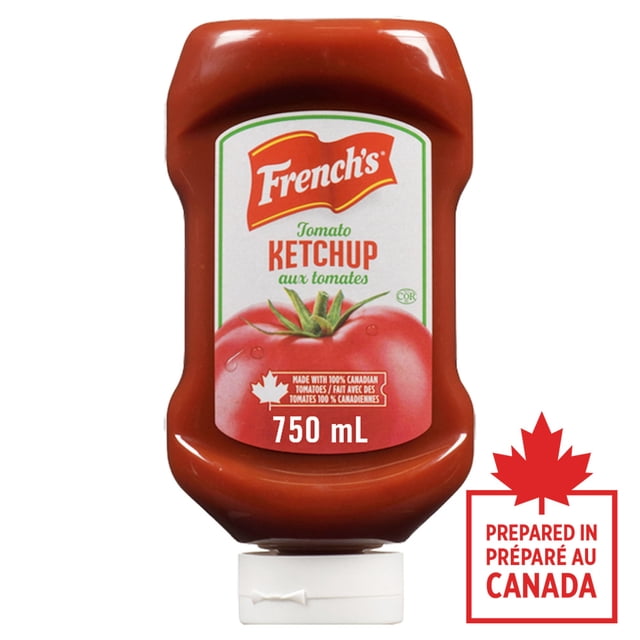 French's 100% Canadian Tomato Regular Ketchup, 750 g
