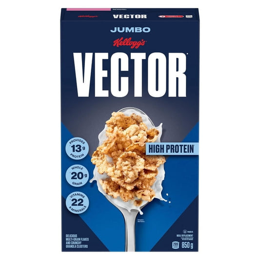 Kellogg's Vector Meal Replacement Jumbo Cereal, 850 g