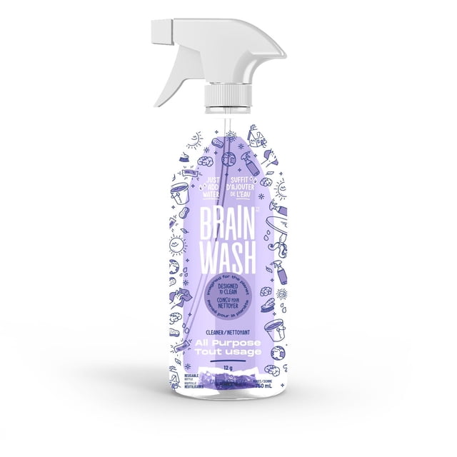 Brain Wash All Purpose Bottle with Starter Pod Cleaner, 750 g