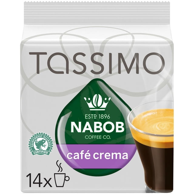 Tassimo Nabob Cafe Crema Single Serve T-Discs 14ct, 110 g, 14 Count